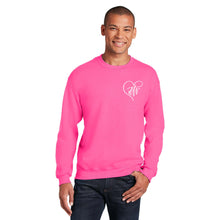 Load image into Gallery viewer, DTV HEART // CREWNECK (PINK) // UNISEX (YOUTH &amp; ADULT)