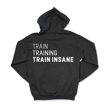Load image into Gallery viewer, TRAIN INSANE (ATHLETIC) // HOODIE // UNISEX (YOUTH &amp; ADULT)